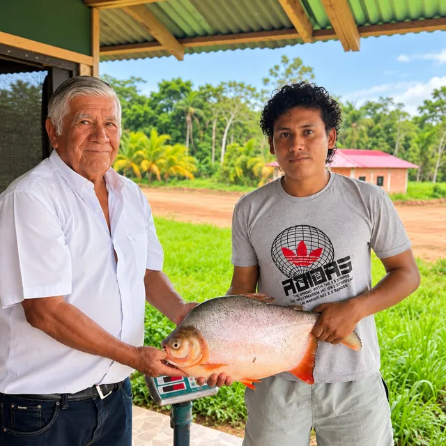Un ejemplar de paco presentado en Calicanto.